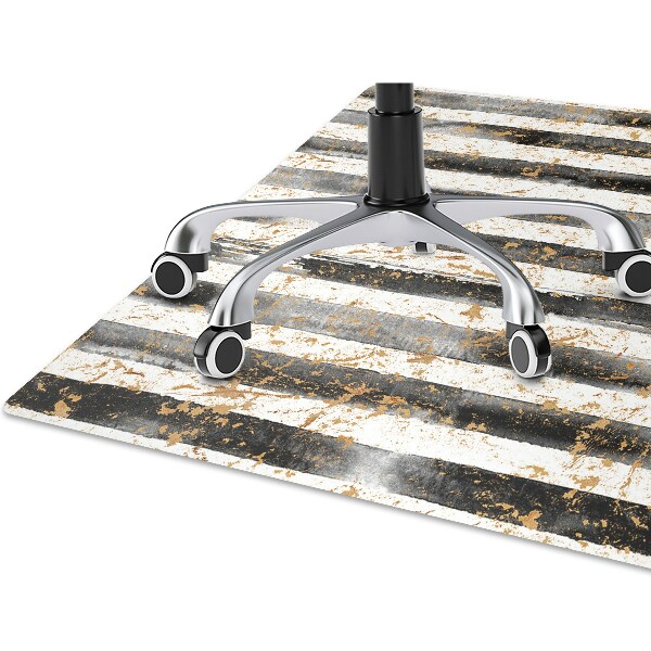 Tapis de chaise de bureau Lignes