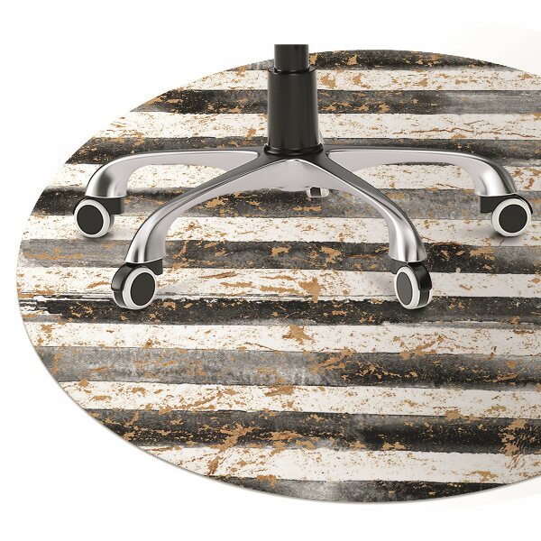 Tapis de chaise de bureau Lignes