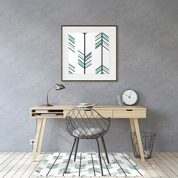 Tapis de chaise Motif de flèche
