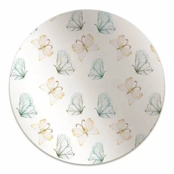 Tapis de chaise de bureau Papillons