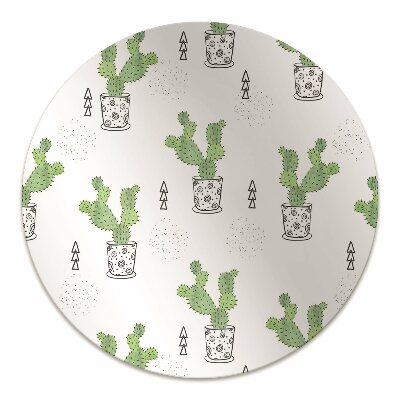 Tapis de chaise de bureau Cactus verts