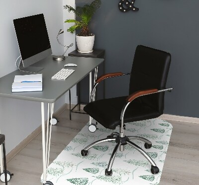 Tapis pour chaise de bureau Arbre de Noël d'hiver