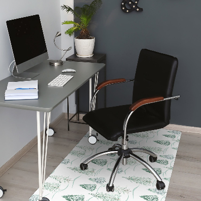 Tapis pour chaise de bureau Arbre de Noël d'hiver