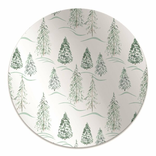 Tapis pour chaise de bureau Arbre de Noël d'hiver
