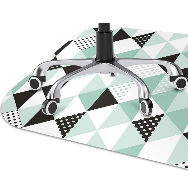 Tapis protège sol Modèle sans couture avec triangles