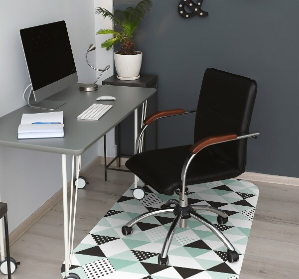 Tapis protège sol Modèle sans couture avec triangles
