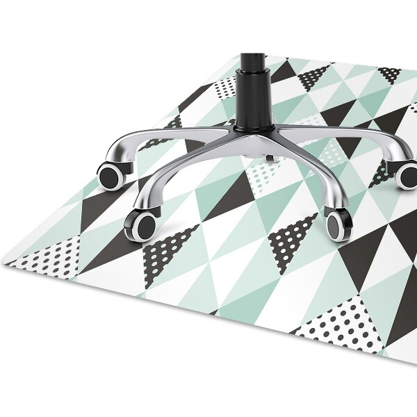 Tapis protège sol Modèle sans couture avec triangles