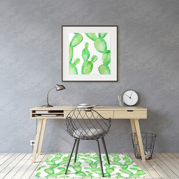 Tapis fauteuil bureau do biura Cacti pastel