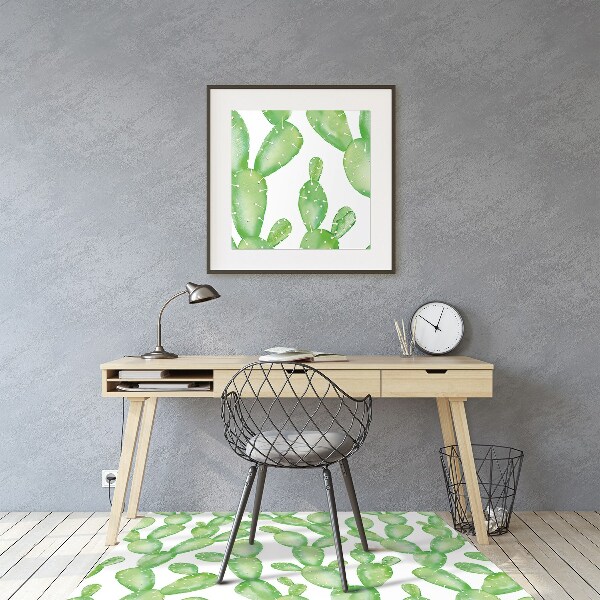 Tapis fauteuil bureau do biura Cacti pastel