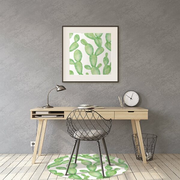 Tapis fauteuil bureau do biura Cacti pastel