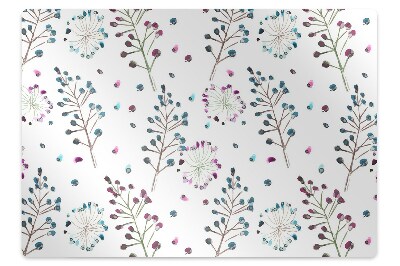 Tapis pour chaise de bureau Floral