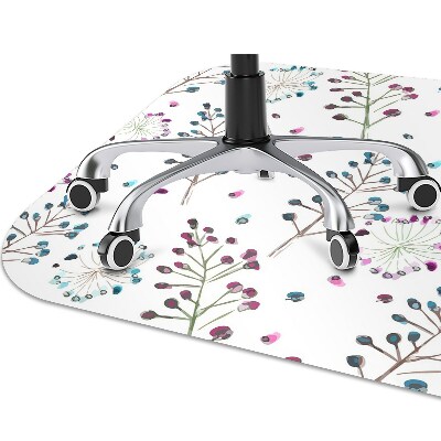 Tapis pour chaise de bureau Floral