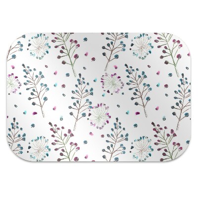 Tapis pour chaise de bureau Floral