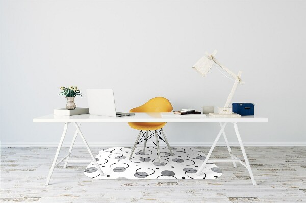 Tapis fauteuil bureau do biura Cercles d'encre