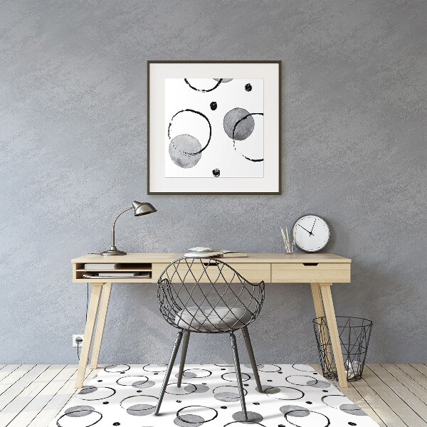 Tapis fauteuil bureau do biura Cercles d'encre