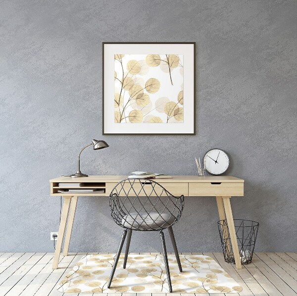Tapis protège sol Brindilles avec feuilles