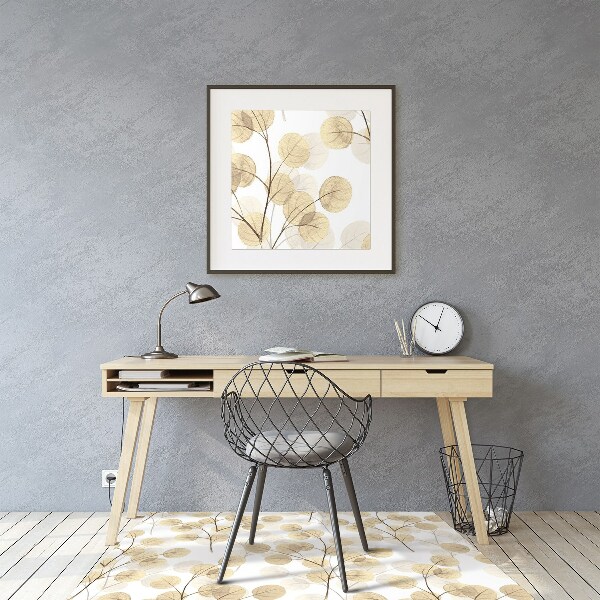 Tapis protège sol Brindilles avec feuilles