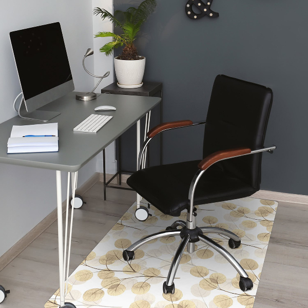 Tapis protège sol Brindilles avec feuilles