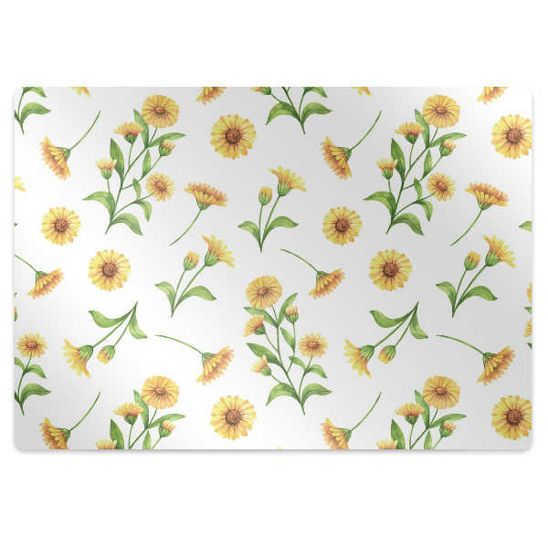 Tapis bureau Tournesols