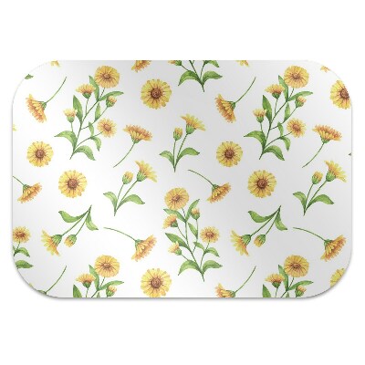 Tapis bureau Tournesols