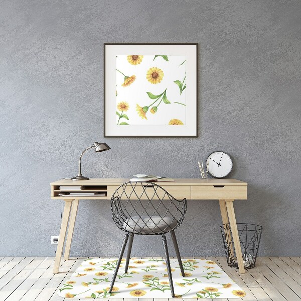 Tapis bureau Tournesols