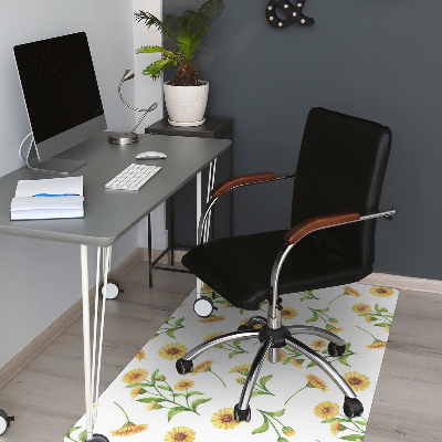 Tapis bureau Tournesols