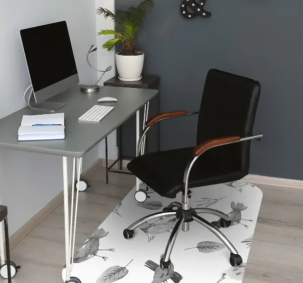 Tapis pour chaise de bureau Oiseaux dessinés