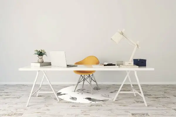 Tapis pour chaise de bureau Oiseaux dessinés