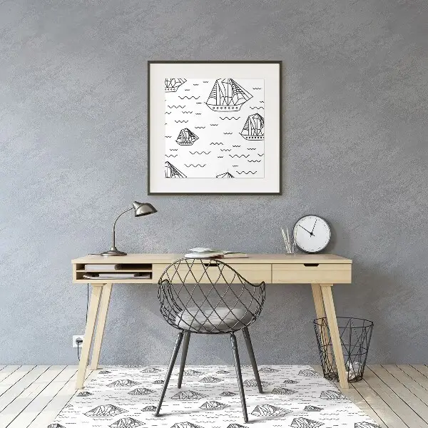 Tapis fauteuil bureau do biura Bateau à voile
