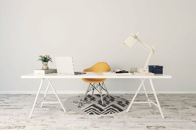 Tapis de chaise de bureau Triangles