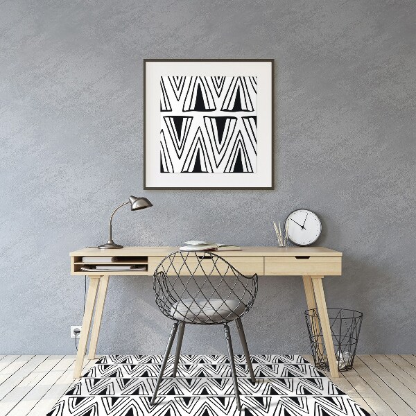 Tapis pour chaise de bureau Modèle Boho Trio