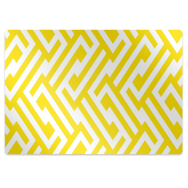 Tapis bureau Bracelet jaune