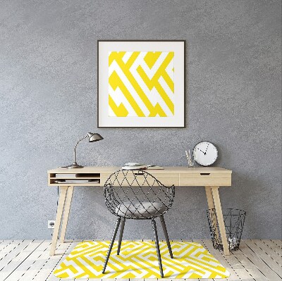 Tapis bureau Bracelet jaune