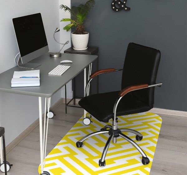Tapis bureau Bracelet jaune