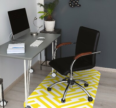 Tapis bureau Bracelet jaune