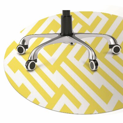 Tapis bureau Bracelet jaune