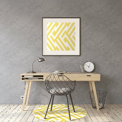 Tapis bureau Bracelet jaune