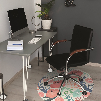 Tapis bureau Coquelicots