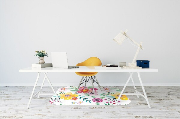 Tapis pour chaise de bureau Jardin magique
