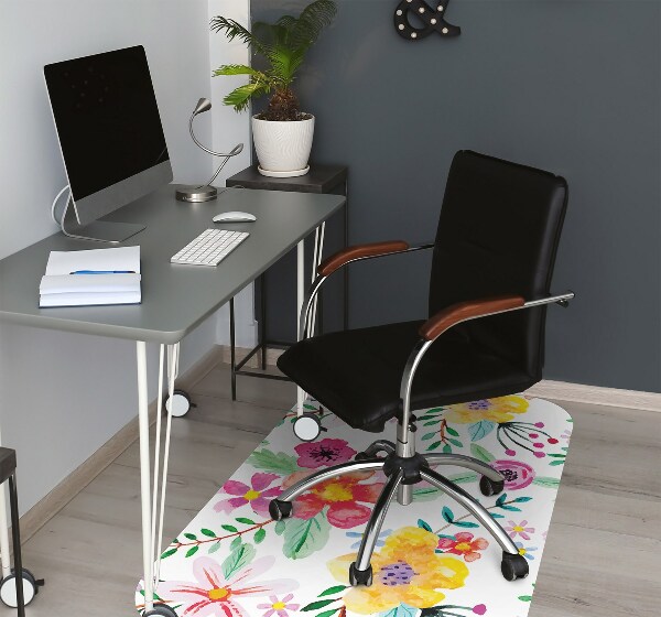 Tapis pour chaise de bureau Jardin magique