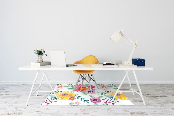 Tapis pour chaise de bureau Jardin magique