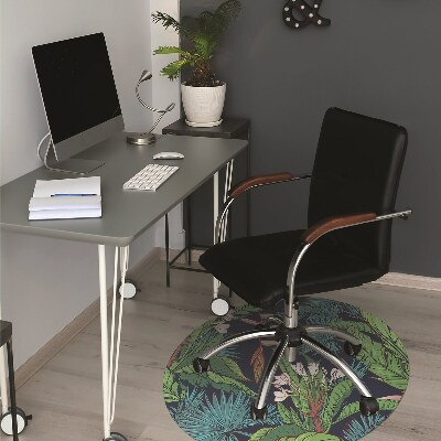 Tapis pour chaise de bureau Jungle exotique