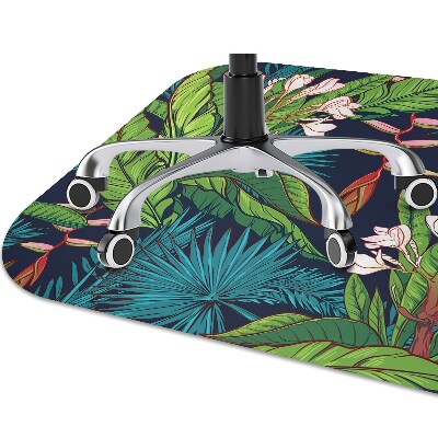 Tapis pour chaise de bureau Jungle exotique