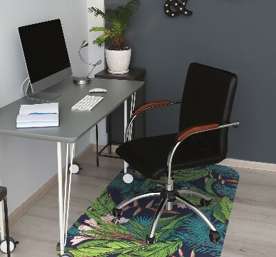 Tapis pour chaise de bureau Jungle exotique