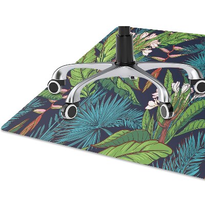 Tapis pour chaise de bureau Jungle exotique