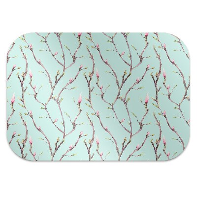 Tapis pour chaise de bureau Branches et beignets