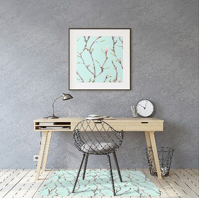 Tapis pour chaise de bureau Branches et beignets