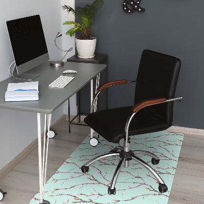 Tapis pour chaise de bureau Branches et beignets