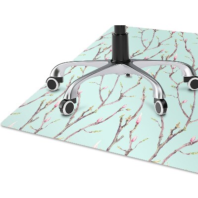 Tapis pour chaise de bureau Branches et beignets