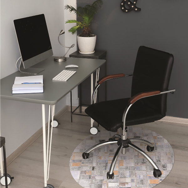 Tapis protège sol Tuiles colorées